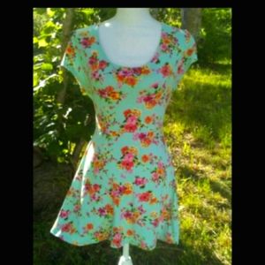 Soft Mint Mist Colored Skater Dress sz 11-13